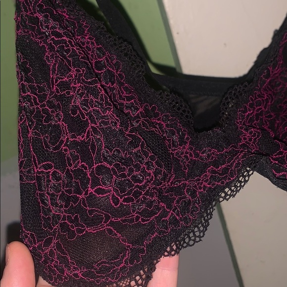 Pink and black Bralette new without tags - Picture 2 of 4